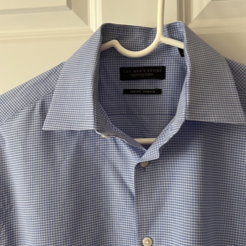 Mens 15 1/2   34x35 dress shirt slim fit stretch - Picture 2 of 4